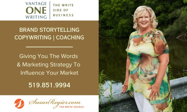 Susan Regier - Vantage One Writing